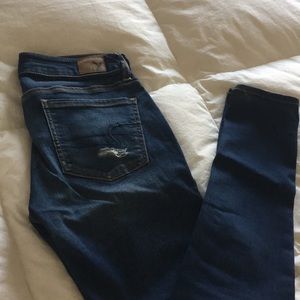 American Eagle Distressed Denim Skinny Jeans